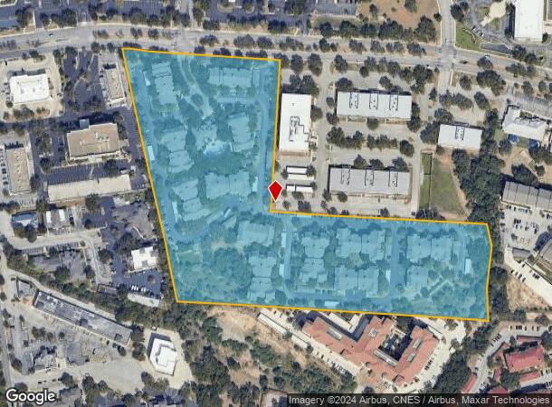  210 E Sonterra Blvd, San Antonio, TX Parcel Map