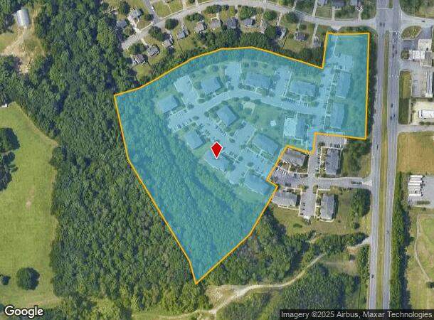  3750 Holmes Creek Pl, Winston Salem, NC Parcel Map