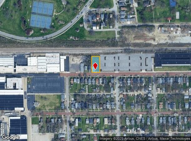  1416 Wall St, Fort Wayne, IN Parcel Map