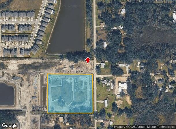  2607 Crystal Springs Rd, Zephyrhills, FL Parcel Map