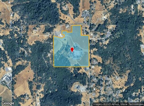 7750 Giusti Rd, Forestville, CA Parcel Map