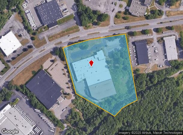  645 Myles Standish Blvd, Taunton, MA Parcel Map