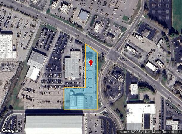  2980 N National Rd, Columbus, IN Parcel Map