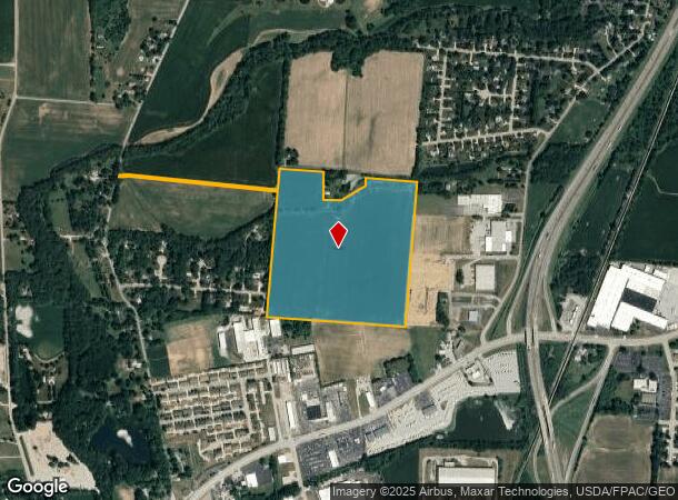  N Hetzler Rd, Piqua, OH Parcel Map