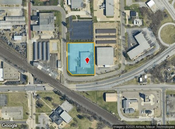  844 Rush St, South Bend, IN Parcel Map