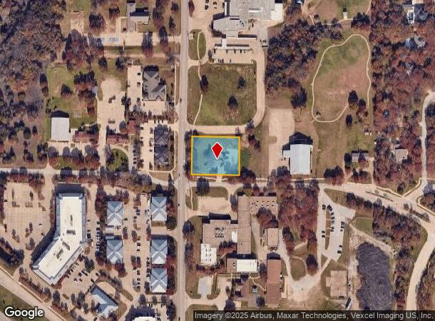 1201 N Carroll Ave, Southlake, TX Parcel Map