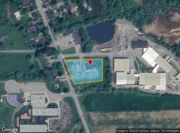  28 Maple Ave, Bloomfield, NY Parcel Map