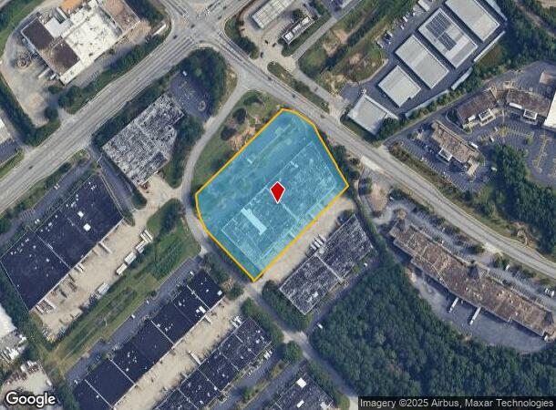  2880 N Berkeley Lake Rd Nw, Duluth, GA Parcel Map