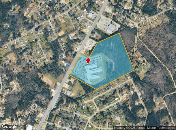  1730 Jefferson Davis Hwy, Camden, SC Parcel Map