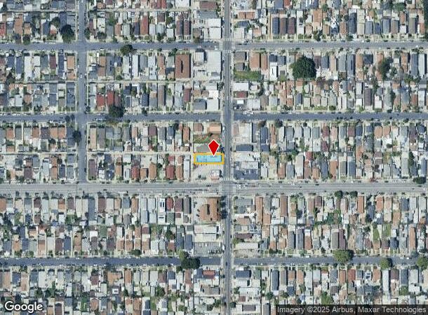  6215 S San Pedro St, Los Angeles, CA Parcel Map