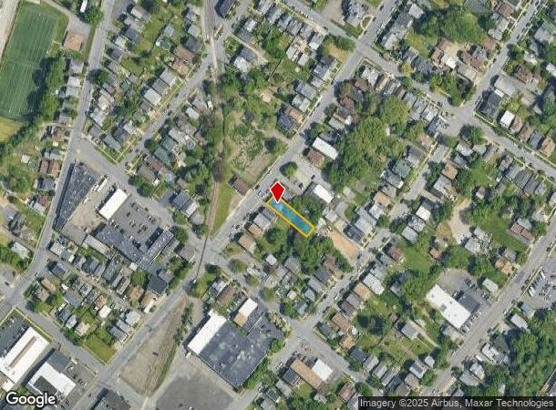  1320 Capouse Ave, Scranton, PA Parcel Map