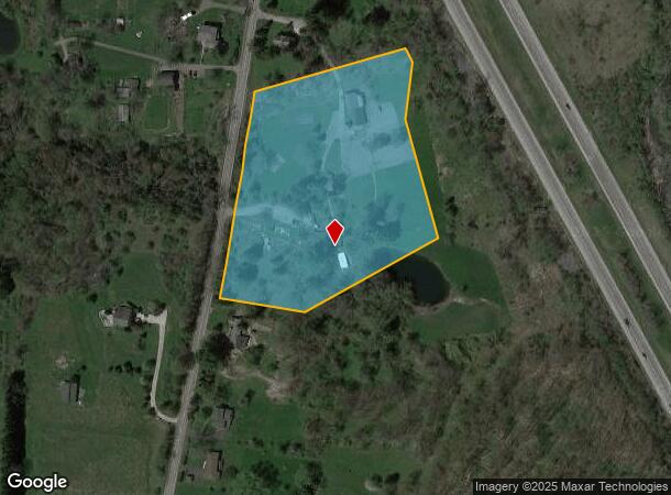 2095 Blakeley Rd, East Aurora, NY Parcel Map