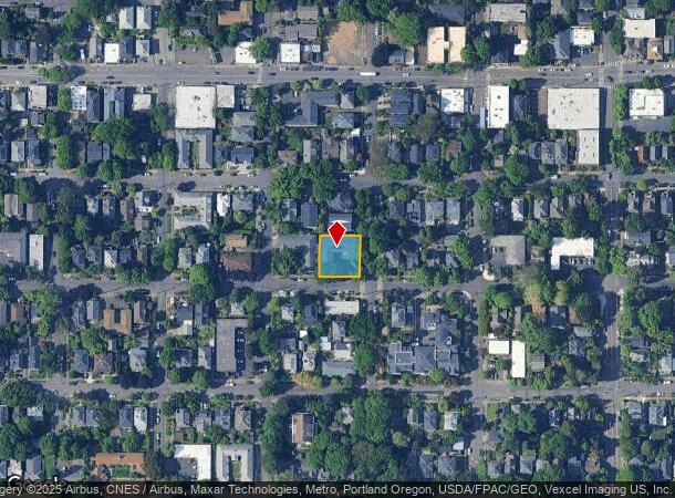  2725 Se Taylor St, Portland, OR Parcel Map