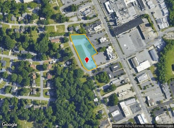  1600 Long St, High Point, NC Parcel Map