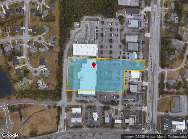 3600 S College Rd S, Wilmington, NC Parcel Map