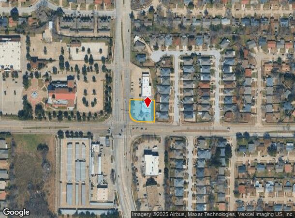  3321 S Collins St, Arlington, TX Parcel Map