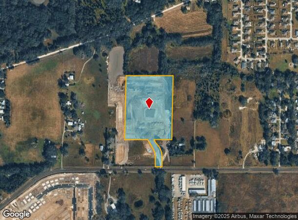 12107 Hughes Rd, San Antonio, FL Parcel Map