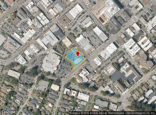 201 Primrose Rd, Burlingame, CA Parcel Map