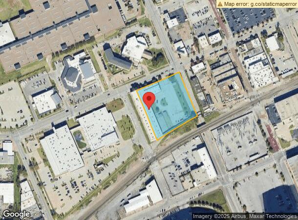  302 W Archer St, Tulsa, OK Parcel Map