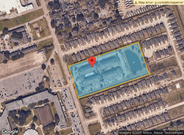  3075 Mustang Rd, Alvin, TX Parcel Map