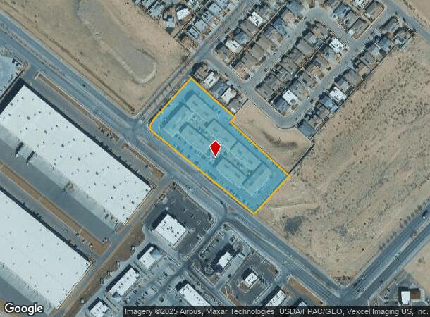 12501 Rojas Dr, El Paso, TX Parcel Map