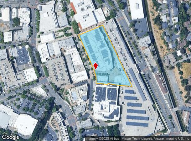  1206 Broadway Plz, Walnut Creek, CA Parcel Map