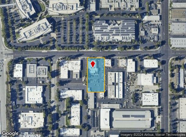  2120 Walsh Ave, Santa Clara, CA Parcel Map