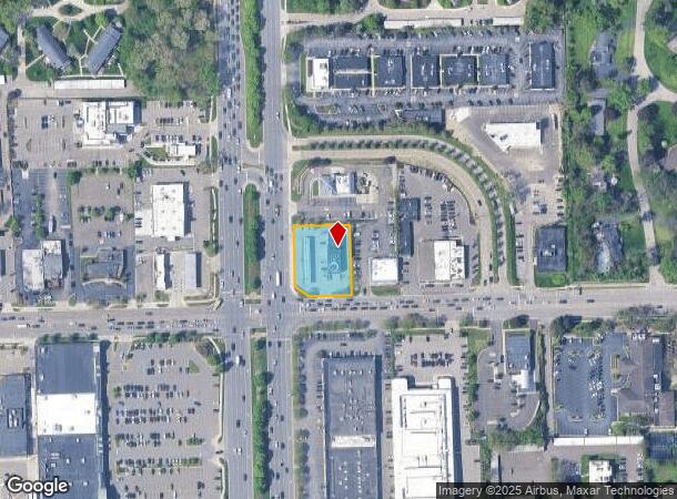 6495 Telegraph Rd, Bloomfield Hills, MI Parcel Map