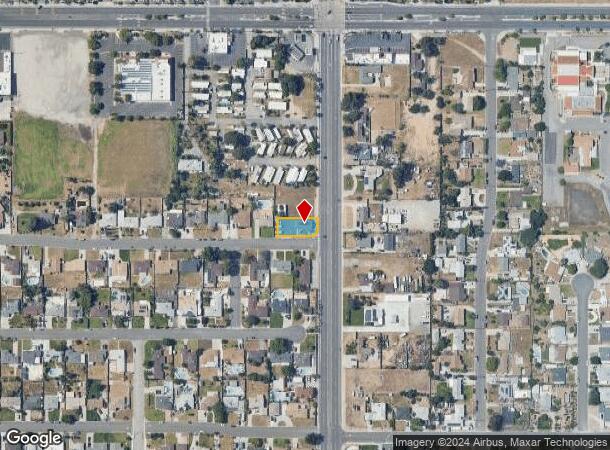  7407 Palm Ave, Highland, CA Parcel Map