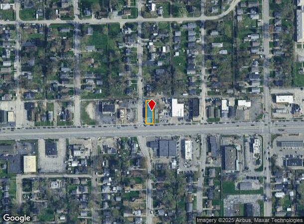  3464 W 16Th St, Indianapolis, IN Parcel Map