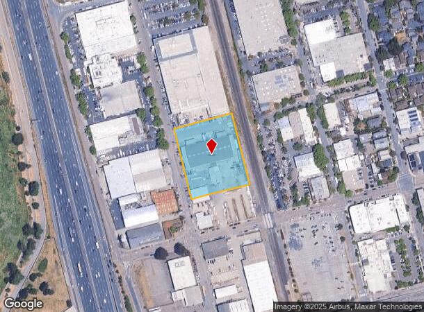 1805 2Nd St, Berkeley, CA Parcel Map