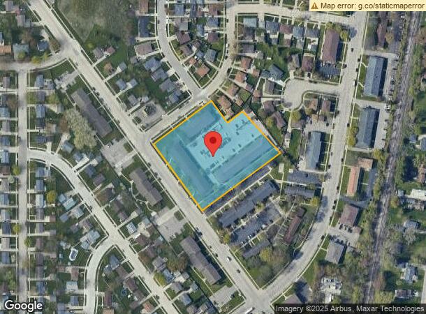  1701 Birch Rd, Kenosha, WI Parcel Map