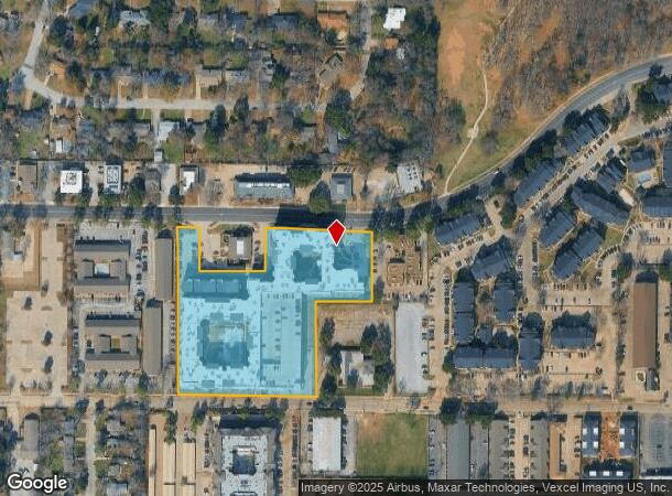  848 W Mitchell St, Arlington, TX Parcel Map