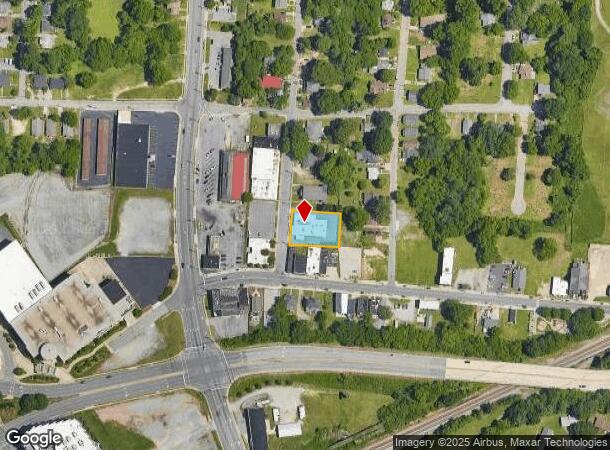  206 4Th St, High Point, NC Parcel Map