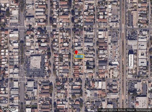  2142 Earl Ave, Long Beach, CA Parcel Map