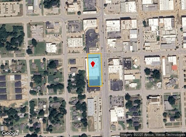  100 S Main St, Sapulpa, OK Parcel Map