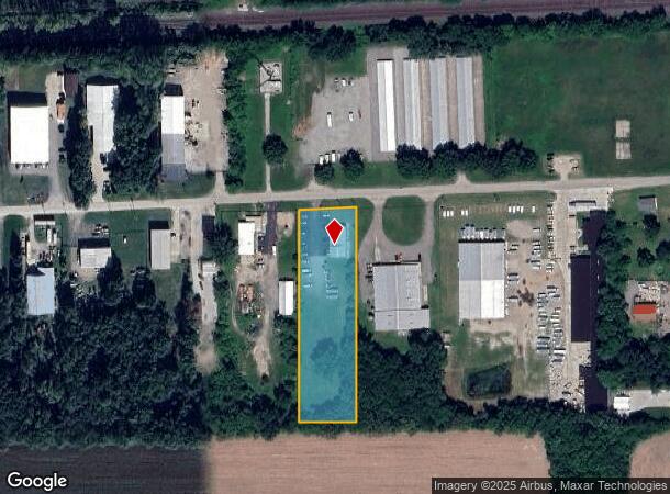  1247 3Rd St, Osceola, IN Parcel Map