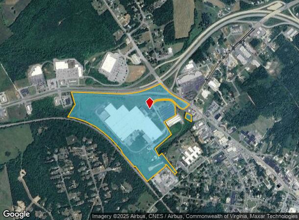  310 Founders Ln, Appomattox, VA Parcel Map