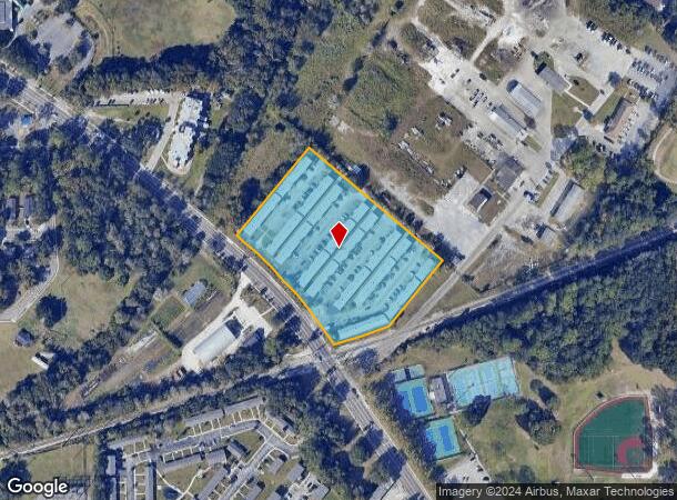  4801 Moncrief Rd, Jacksonville, FL Parcel Map