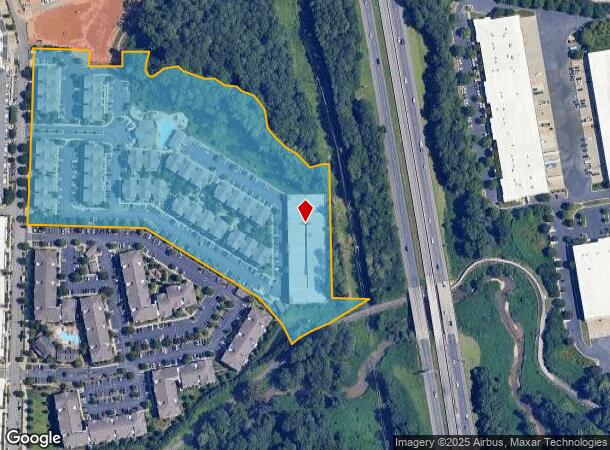 3044 Hidden Forest Ct, Marietta, GA Parcel Map