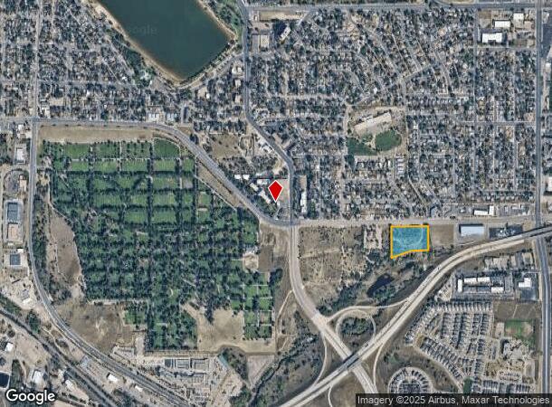 1730 E Fountain Blvd, Colorado Springs, CO Parcel Map