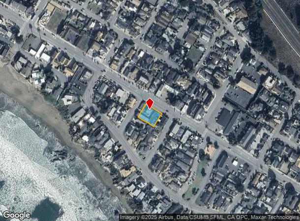 100 S Ocean Ave, Cayucos, CA Parcel Map