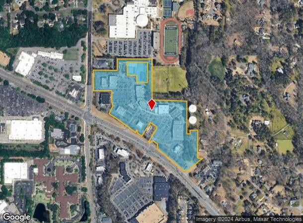  625 W Crossville Rd, Roswell, GA Parcel Map