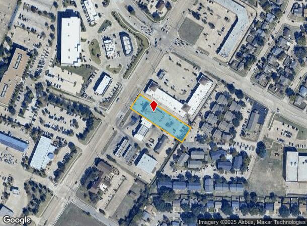  805 S Greenville Ave, Allen, TX Parcel Map