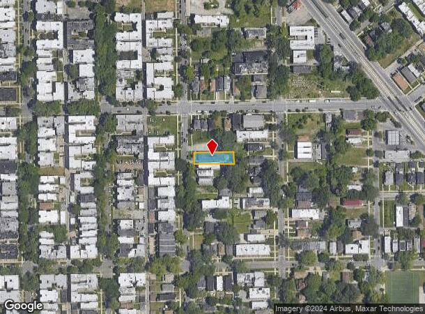  7617 S Colfax Ave, Chicago, IL Parcel Map