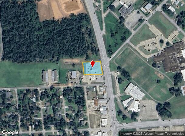  520 N Brooks St, Brazoria, TX Parcel Map