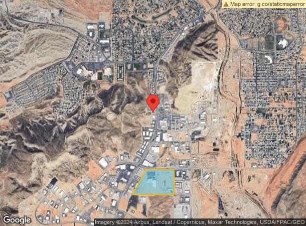  1310 E Commerce Dr, Saint George, UT Parcel Map