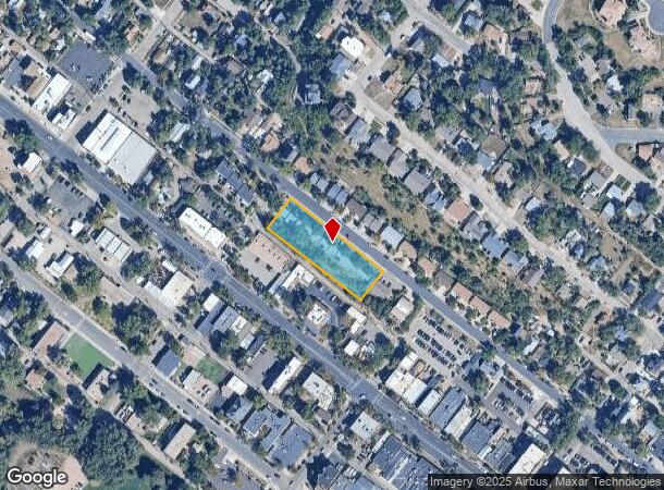  2631 W Pikes Peak Ave, Colorado Springs, CO Parcel Map