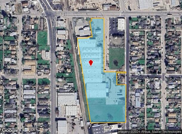  1331 K St, Sanger, CA Parcel Map