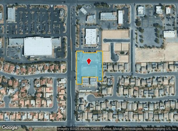  4260 Simmons St, North Las Vegas, NV Parcel Map
